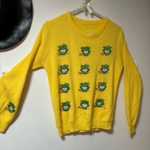 Super cute True Vintage owl sweater